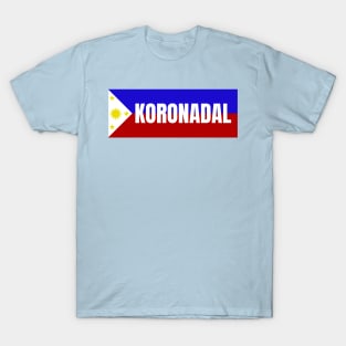 Koronadal City in Philippines Flag T-Shirt